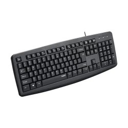 Rapoo NK2600 Black spill-Resistant Wired Keyboard 