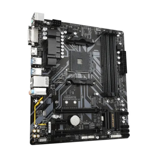 Gigabyte B450M DS3H V2 AMD AM4 Micro ATX Motherboard