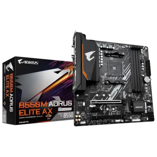 GIGABYTE B550M AORUS ELITE AX DDR4 mATX AM4 Motherboard