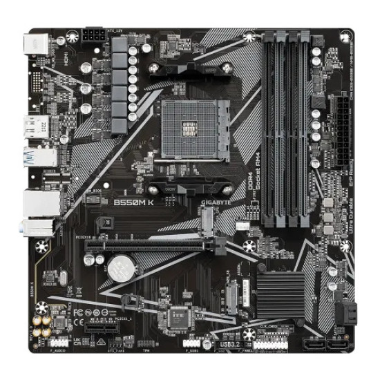 Gigabyte B550M K AMD AM4 Micro ATX Motherboard