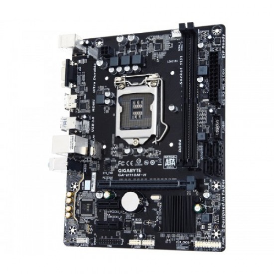 Gigabyte GA-H110M-H Micro ATX Motherboard